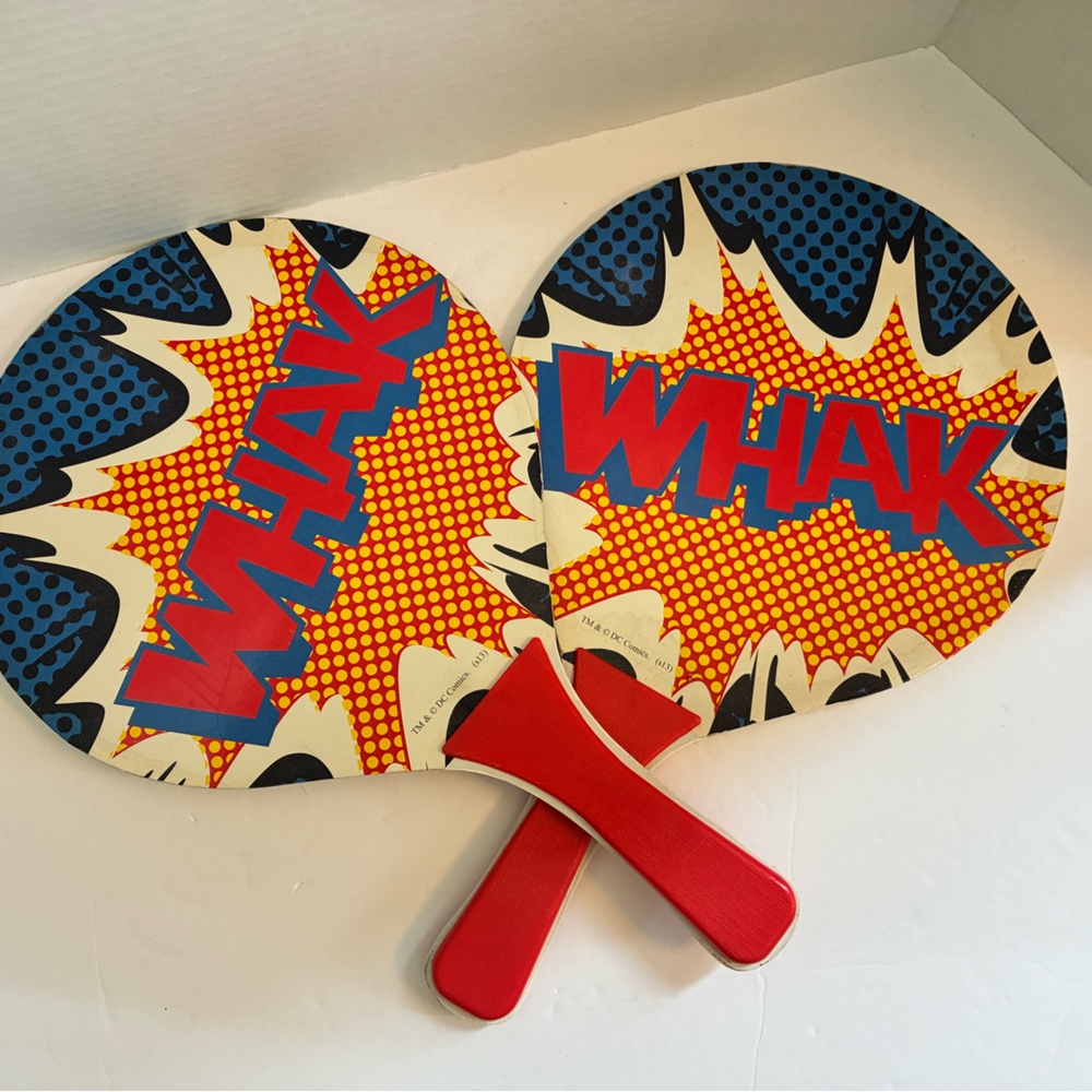 Modern Comic Book  WHAK Pop Art Paddle Set